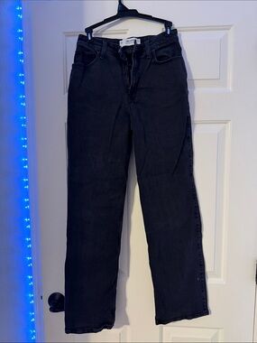 Hollister Black Straight-Leg Jeans